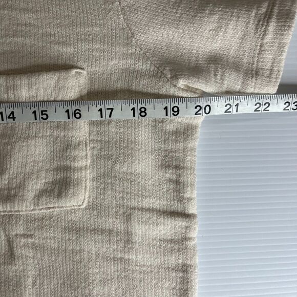 J. Crew 100% Cotton Boxy Womens Beige Pullover Shirt Sz Small - Picture 5 of 7